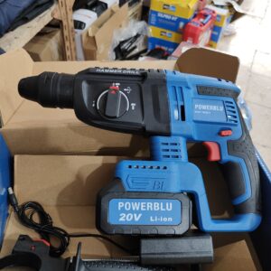 perforateur à batterie 20 v power bleu